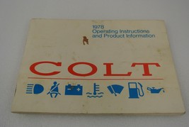 1978 Dodge Colt Operating Instructions Product Information Booklet Chrysler Vtg - £12.34 GBP