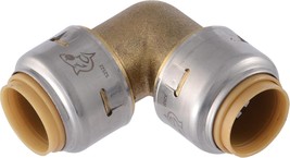 SharkBite Max 1/2 Inch 90 Degree Elbow, Push to Connect Brass Plumbing F... - $467.15 MXN