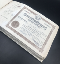 1946 Sherman Lead Co Stock Certificate Book Idaho Mining -- 250 Certificates - £194.15 GBP