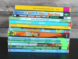 Scholastic Books Lot Of 14 Paperback, Ninja Turtles, Dragon, Thunder, Socks, Vg - £14.52 GBP