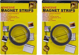 Set of 2 Adhesive Magnet Strips (30&#39;&#39; x 1/2&#39;&#39;) - $8.98