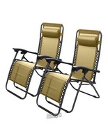 2-Pack Kocaso Folding Zero Gravity Lounge Chair NAVY BLUE COLOR Heavy Du... - €98,31 EUR