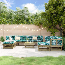 11 Piece Garden Lounge Set Impregnated Wood Pine - £358.19 GBP
