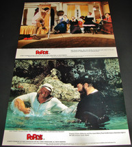 2 1980 POPEYE Movie Lobby Cards Robin Williams Shelley Duvall Paul Smith - £9.55 GBP