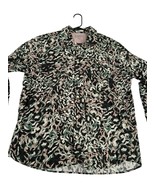 Ted baker men&#39;s 5 (XL) button up long sleeve floral shirt cotton all ove... - $523.92 MXN