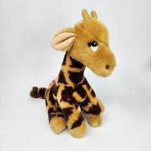 10&quot; Vintage 1983 Dakin Tan + Brown Spotted Giraffe Stuffed Animal Plush Toy - £21.66 GBP
