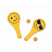 LOL Emoji Mini Paddle Balls Birthday Party Favors Toys 12 Per Package - $73.84 MXN