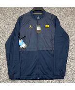 Michigan Wolverines x Air Jordan Varsity Jacket Men Medium Jumpman Full ... - $110.12 CAD