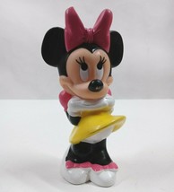 Vintage Walt Disney Co. Playskool Baby Minnie Mouse 5.5&quot; Squeezable Sque... - $4.84