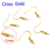 100 Pcs/Pack （cross）20x17mm Earring Hooks for DIY Earring Making - $30.03 MXN+