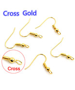 100 Pcs/Pack （cross）20x17mm Earring Hooks for DIY Earring Making - €1,35 EUR+