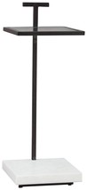 Mannill - Black / White - Accent Table - $72.15