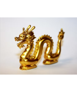 SLK Gold Chinese Dragon Statue Minifigure Toy For Gift  - $8.60