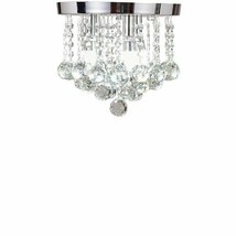 Broadway Lighting Silver Flush Mount Ceiling Chandelier New BL-AAF-X-3L-W12-SILV - £38.93 GBP