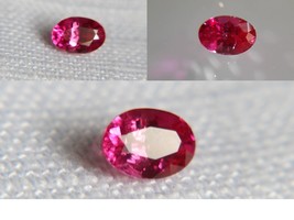 GIA vivid Hot Pink Sapphire, unheated| GIA Premium handcrafted oval cut Sri Lank - £173.82 GBP