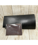 Fendi Black Large Eyeglass Magnetic Twist Clamshell Hard CASE ONLY - $14.80