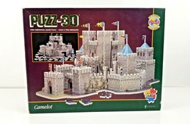 PUZZ 3D CAMELOT Jigsaw Puzzle 3 Dimensional 620 Pieces Wrebbit 1995 NEW Open Box - £26.49 GBP