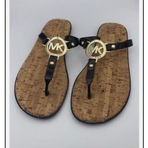 Michael-Michael-kors Women&#39;s Black and Brown Sandals size 9M  - $54.55