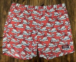 Vineyards Vines Swim Trunks Mens Large Whale Print Board Shorts Swimming Pool - £18.47 GBP