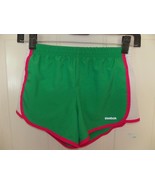 Reebok Green/White/Pink Play Dry Shorts Size S (8/10) Girl&#39;s EUC - £11.44 GBP