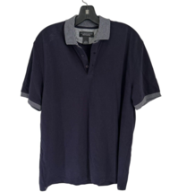 Bloomingdale&#39;s Polo Cotton Shirt Blue Pocket Size Large - $18.80