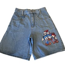 Mickey by Jerry Leigh Mom Jean Shorts Streetwear  M 1219 Walt Disney Co Vintage - £15.49 GBP