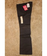 Dickies Girl&#39;s Wide Band Uniform Stretch Fabric Sz 5 Black Bootcut Pants... - $14.80