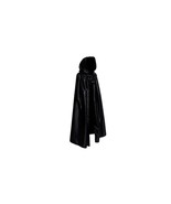 Cape with a Hood in Black Satin. Eyes Wide Shut Cape and Halloween Cape ... - $99.00