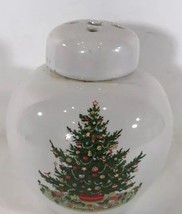 Pfaltzgraff HERITAGE Potpourri Jar With Lid Christmas Tree - £14.68 GBP