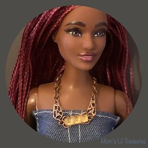 11-12” Fashion Doll Jewelry Light Yellow Rhinestone Pendant Doll Necklace Barbie - $7.84