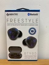 Sentry Industries Freestyle Light Up Bluetooth Buds w RBG Charging Case ... - £15.45 GBP