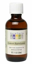 NEW Aura Cacia Essential Oil Awakening Lemon Eucalyptus 2 Fl Oz - £16.27 GBP