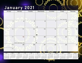 2021 Monthly Magnetic/Desk Calendar - 12 Months  - (Edition #09) - £10.31 GBP