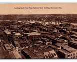Cityscape View From National Bank Cincinnati Ohio OH UNP UDB Postcard V19 - $6.88