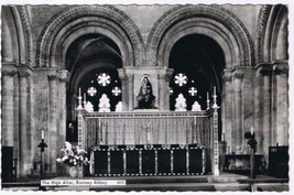 United Kingdom UK Postcard RPPC Romsey Abbey The High Altar  - £2.31 GBP