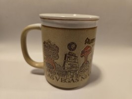 LAS VEGAS NEVADA-Coffee Cup Mug Hotels Souvenir Aladdin Sahara Stardust ... - $10.43