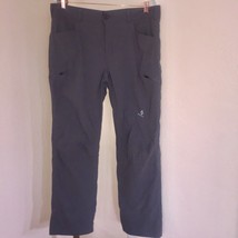 Eddie Bauer Travex Fleece Lined Guide Commando Pants Nylon/Spandex Sz 36x32 Gray - £58.38 GBP