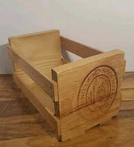 NAPA VALLEY COMPANY WOOD CRATE 20 CD Holder Media Disc Wooden Jewel Cases - $19.79
