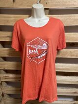 NWOT Huk Swordfish Coral T-Shirt Woman's Size XL KG JD - $13.86