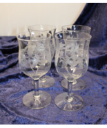 Tiffin Franciscan Special Thistle Set of 4 White Wine Glasses - $1,290.45 MXN