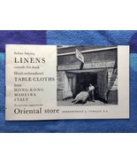 Vtg ORIENTAL STORE CURAÇAO - STORE CATALOG 1957 LINENS - $24.73