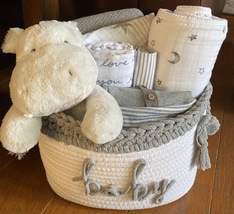 Hudson Hippo Baby Gift Basket - £78.29 GBP