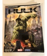 The Incredible Hulk Game Book Sega Brady Games - $6.92