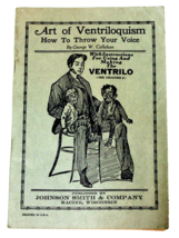 Art Of Ventriloquism How To Throw Your Voice Johnson Smith &amp; Company Booklet - £23.55 GBP
