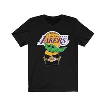 Baby Yoda Los Angeles Lakers T-shirt-Star Wars-The Mandalorian - $19.21