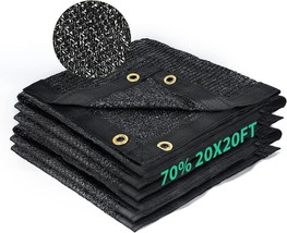 Kesfitt Garden 70% Shade Cloth, Resistant Sun Shade Net 20x20FT Mesh Tar... - $1,388.97 MXN