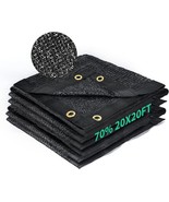 Kesfitt Garden 70% Shade Cloth, Resistant Sun Shade Net 20x20FT Mesh Tar... - $1,388.97 MXN