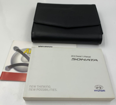 2014 Hyundai Sonata Owners Manual Handbook Set with Case OEM F02B16019 - £10.67 GBP