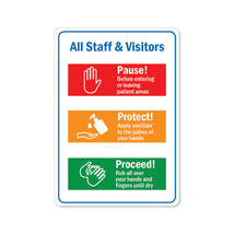 Osha Notice Sign - All Staff &amp; Visitors - $26.80