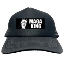 TRUMP MAGA KING BIGGIE 2024 FUNNY Trucker Hat Cap Foam Mesh HF0343 - $15.83